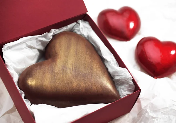 Coeur En Chocolat — Foto Stock