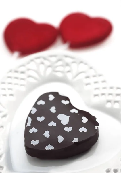 Coeur en chocolat — Photo
