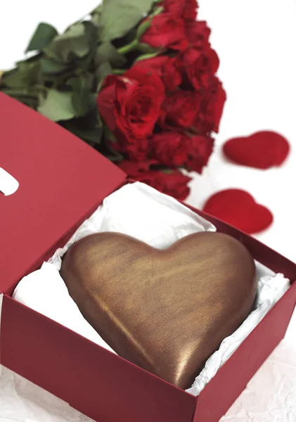 Coeur En Chocolat — Foto Stock