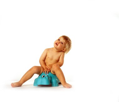 Enfant Sur Le Pot