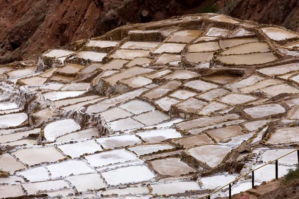 Maras Salt Mines in Salinas near Tarabamba in Peru