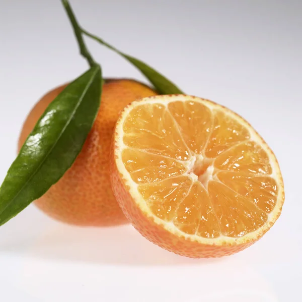 Clementine Citrus Reticulata Fruit White Background — Stock Photo, Image