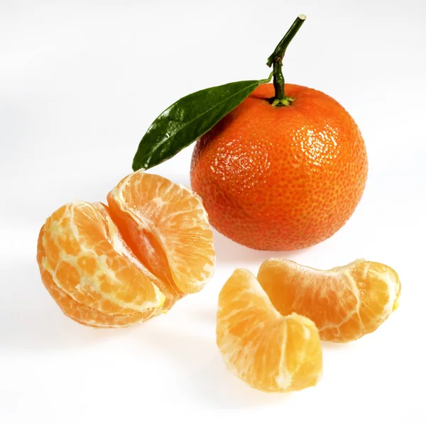 Clementine Citrus Reticulata Fruit White Background — Stock Photo, Image