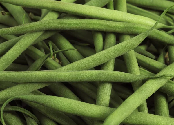 Frijoles Verdes Frijoles Franceses Phaseolus Vulgaris Vegetales — Foto de Stock