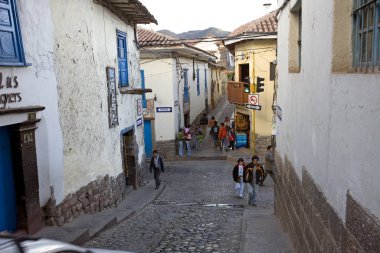 sokakta cuzco, peru  