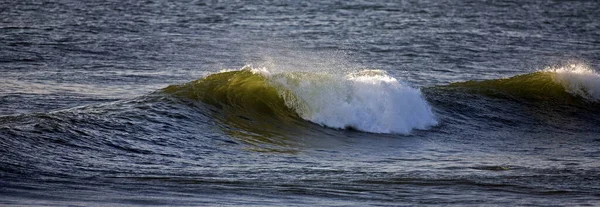 Vagues Dans Océan Atlantique Plage Cap Cross Namibie — Photo