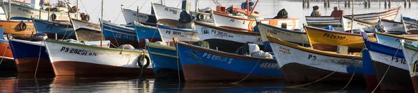 Рыбацкие Лодки Гавани Паракас Перу — стоковое фото