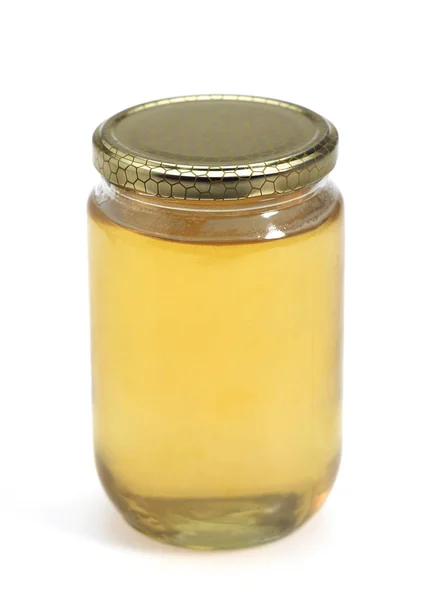 Jar Honey White Background Royalty Free Stock Images