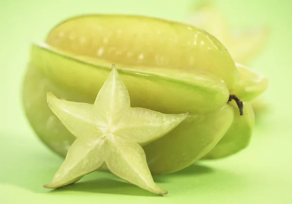 Carambola Star Fruit Averrhoa Carambola Exotisch Fruit — Stockfoto