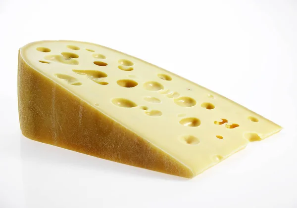 Emmental Ost Framställd Komjölk — Stockfoto