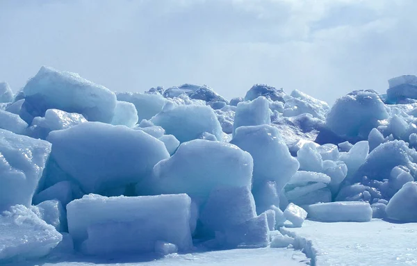 Campo Hielo Bahía Saint Laurent Quebec Canadá — Foto de Stock