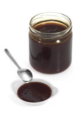 Beyaz Arkaplana Karşı Pekmezli  