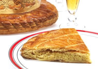 Galette des Rois ve tacı, Fransız Kral Keki Epifaniyi kutluyor.   