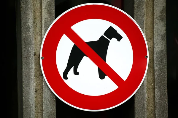 Sign for Prohibited Dogs