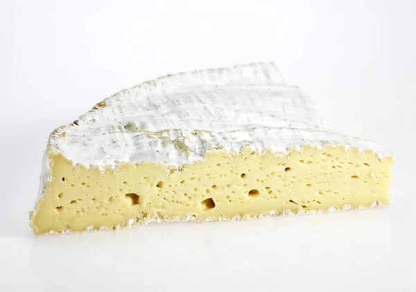 Brie Meaux Formaggio Francese Base Latte Vaccino — Foto Stock