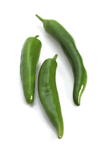 Green Chili Pepper Capsicum Year — стоковое фото