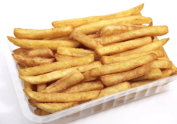 法国白底薯条 — 图库照片