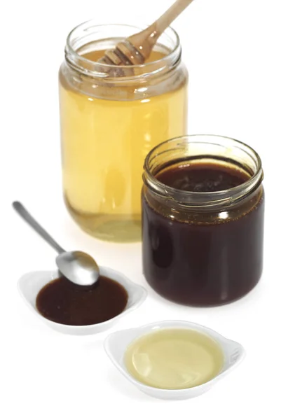 Miód Treacle Syrop Klonowy — Zdjęcie stockowe