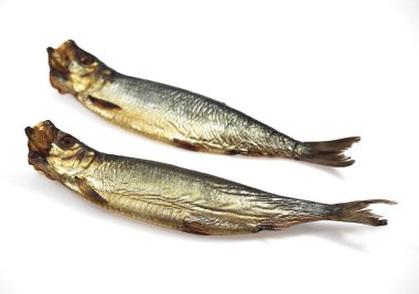 Tütsülenmiş ringa balığı ya da Bouffi kabarcığı, clupea harengus  