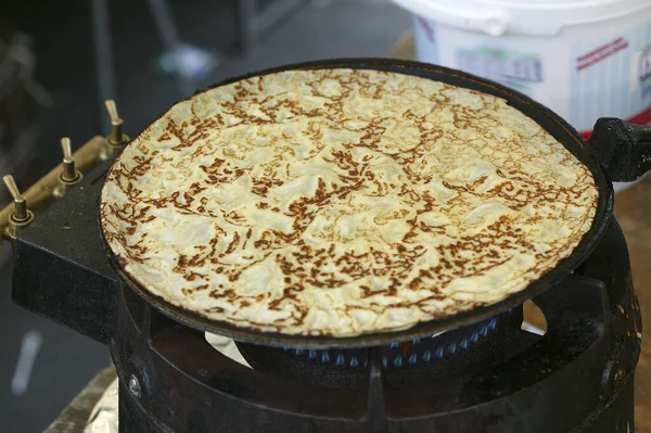 Pancake Concetto Candele Ancake — Foto Stock