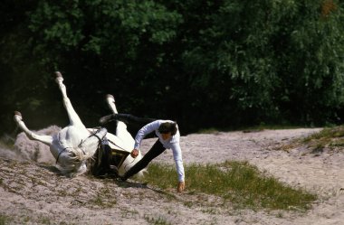 Mario Luraschi Dublör ve At Gösterisi  