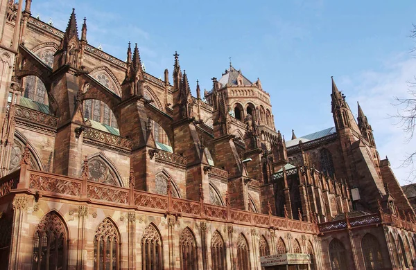 Catedral Strasburg Alsacia Francia —  Fotos de Stock