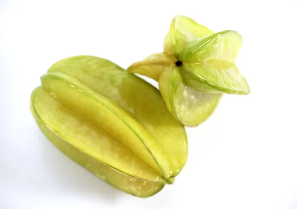 Καραμπόλα Star Fruit Averrhoa Carambola Εξωτικά Φρούτα — Φωτογραφία Αρχείου