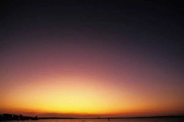 Zonsondergang Monroe Lake Florida — Stockfoto