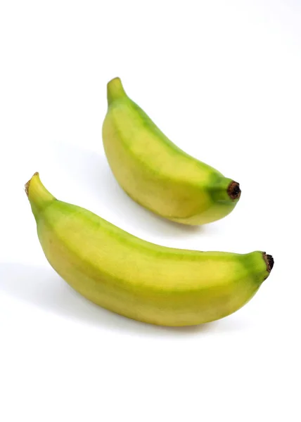 Banaan Tegen Witte Achtergrond — Stockfoto