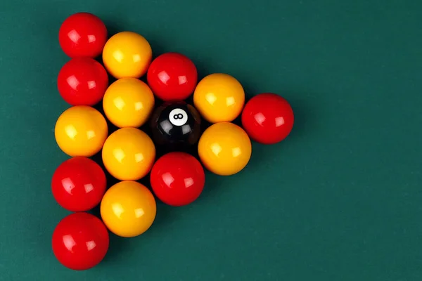 Top Bilardo Ngiliz Bilardoları — Stok fotoğraf