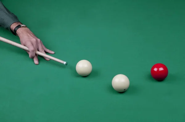 Französisch Billard Spiel Farbenfroher Hintergrund — Stockfoto