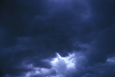 Bulutlu gökyüzü, doğal arkaplan