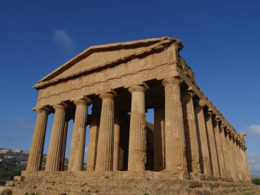 Concord Tapınağı, Valle dei Templi, Agrigento, Sicilya, İtalya  