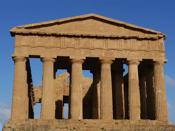 Temple Concord Valle Dei Templi Agrigento Sicílie Itálie — Stock fotografie