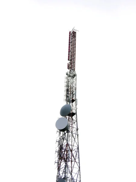 Communication Antenna Transmitter Sicily Italy — Stock Photo, Image
