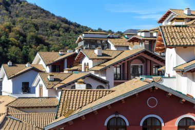 Çatılarına Avrupa tarzı sahne konut