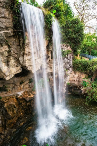 Cascata Nel Parco Hong Kong Hong Kong Cina — Foto Stock