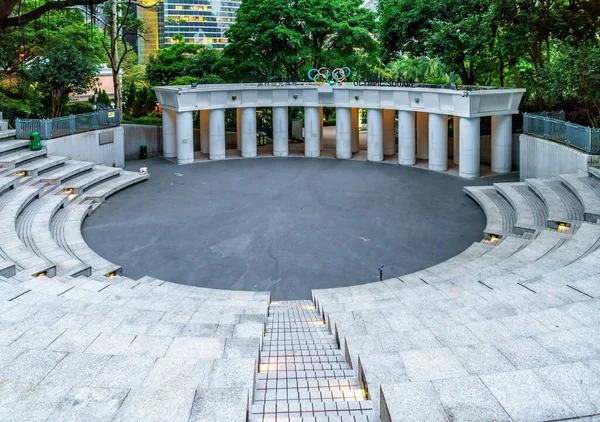 Hong Kong Chine Janvier 2016 Place Olympique Est Conçue Pour — Photo