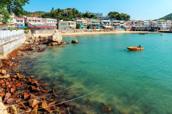 Hongkong Januari 2016 Yung Shue Wan Byn Lamma Island Blandning — Stockfoto