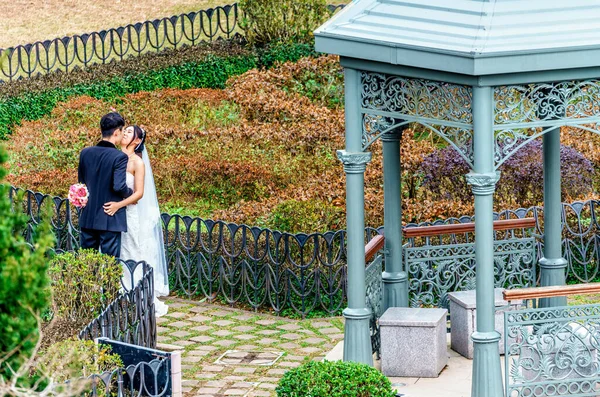 Hong Kong China Enero 2016 Joven Pareja Amantes Asiáticos Boda — Foto de Stock