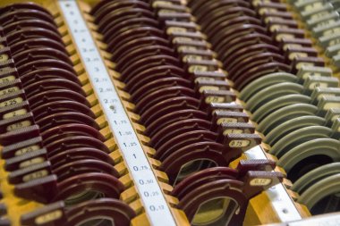 gözlükçü deneme çerçeveler ve deneme lensler dizi.