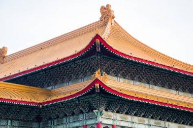 Özgürlük Meydanı ve chiang kai-shek memorial hall mimari Ayrıntılar.