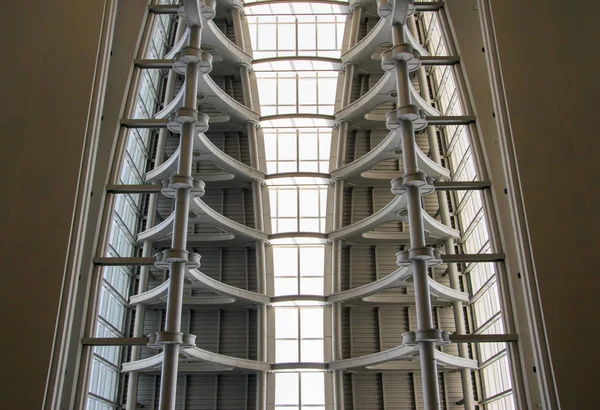 Taipei 101 interieur het platform. — Stockfoto