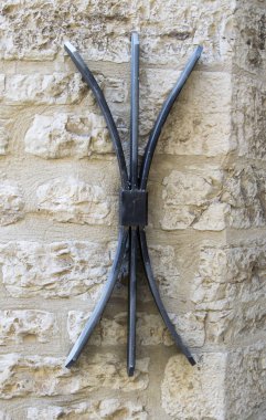  Bir eski İtalyan duvar cephe.