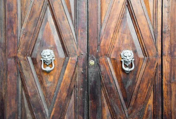 Details of an old wooden door. — Stock Photo, Image