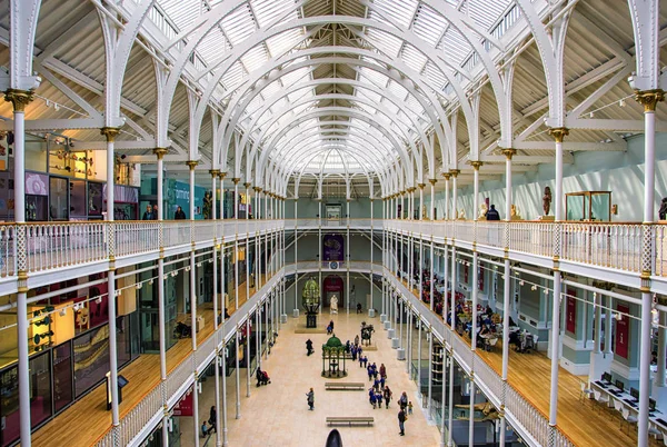 Grand Gallery del Museo Nazionale della Scozia. — Foto Stock