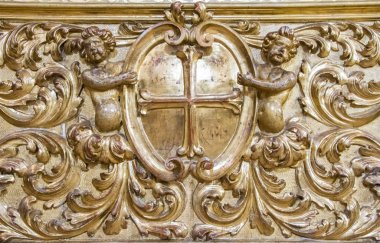  Güzel İtalyan geleneksel iç süsleme.