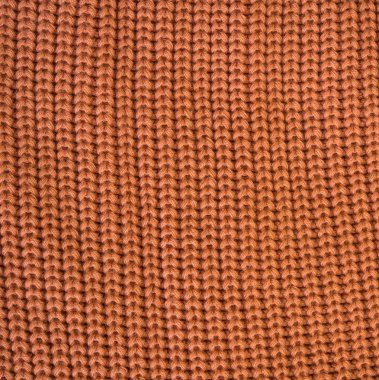 : Örme turuncu yünlü kumaş arka plan