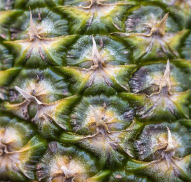 Taze olgun ananas arkaplanının dokusunu kapat