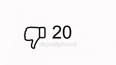 Counter hızla artan 100 sevmediğim için animasyon. 